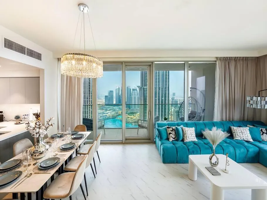 Apartment Glorious Fountain,Opera &Burj Sky View 4Br Apt Dubai